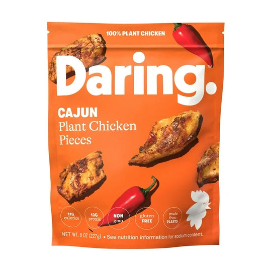 Daring Cajun Plant Based Chicken Pieces 8oz