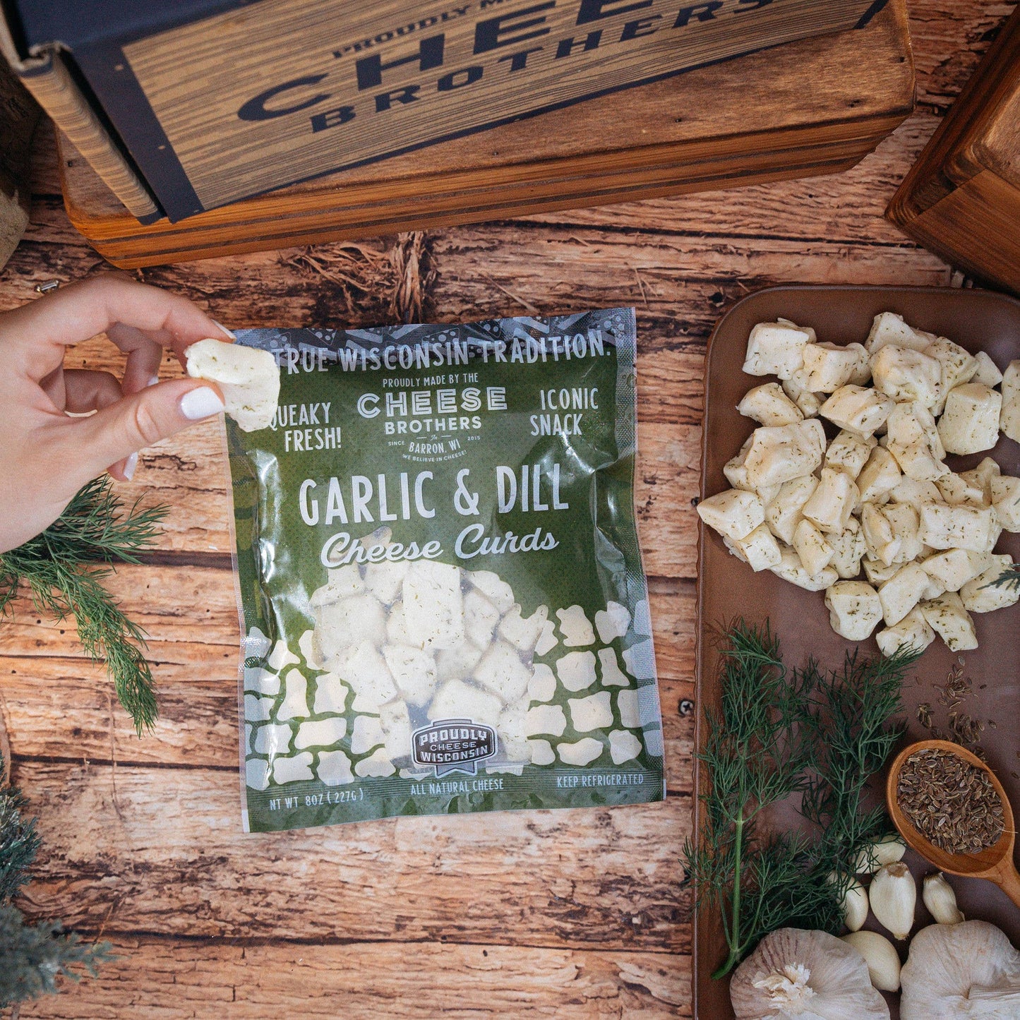 Garlic and Dill Cheese Curds