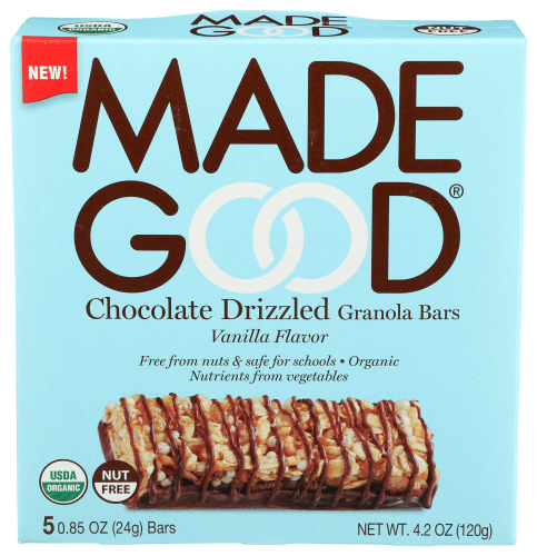 Madegood Bar Chocolate Drizzled Vanilla - 4.2OZ