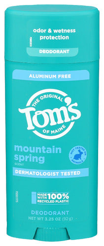 Tom's of Maine Mountain Spring Deodorant Stick, 3.25 oz