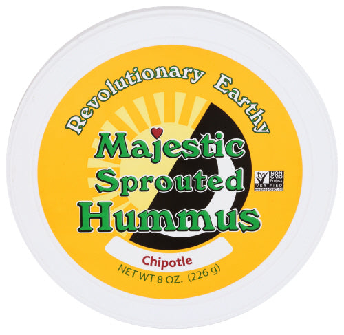 Majestic Garlic Inc Sprouted Chipotle Hummus, 8 oz