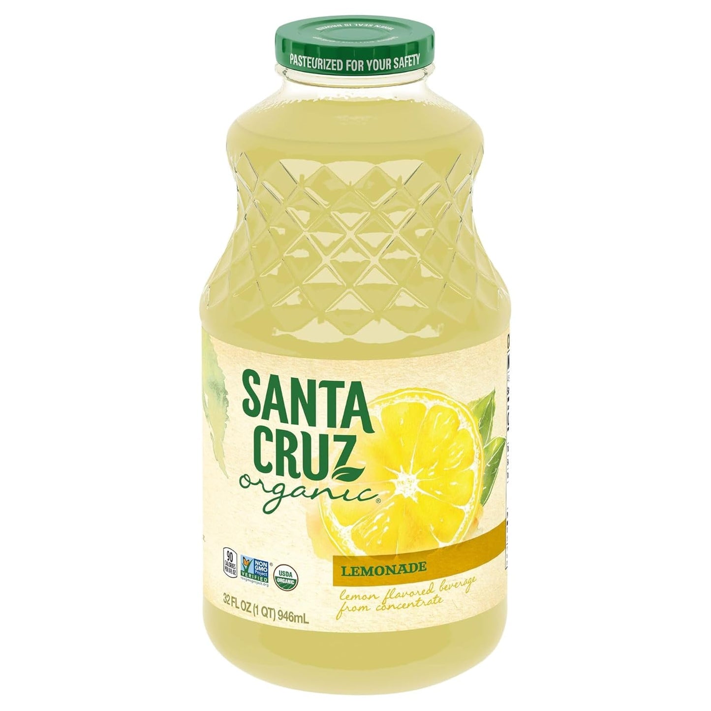 Santa Cruz Organic Lemonade, 32 fl oz