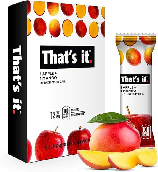 That's it Apple & Mango Fruit Bars, 6 oz