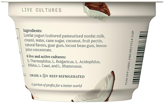 Chobani® Low-Fat Greek Yogurt Coconut Blended, 5.3 oz