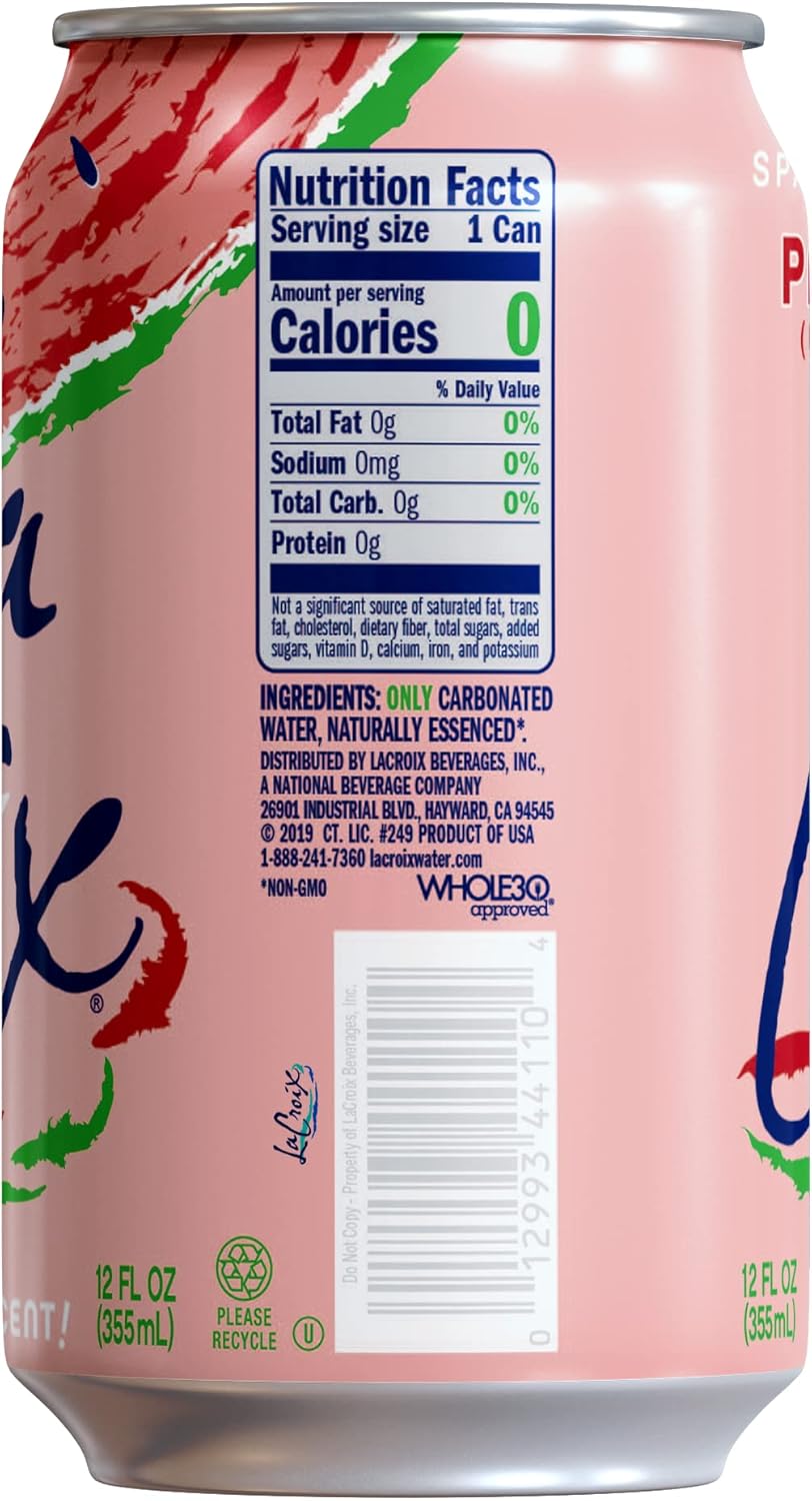 LaCroix Watermelon Sparkling Water, 8 Count