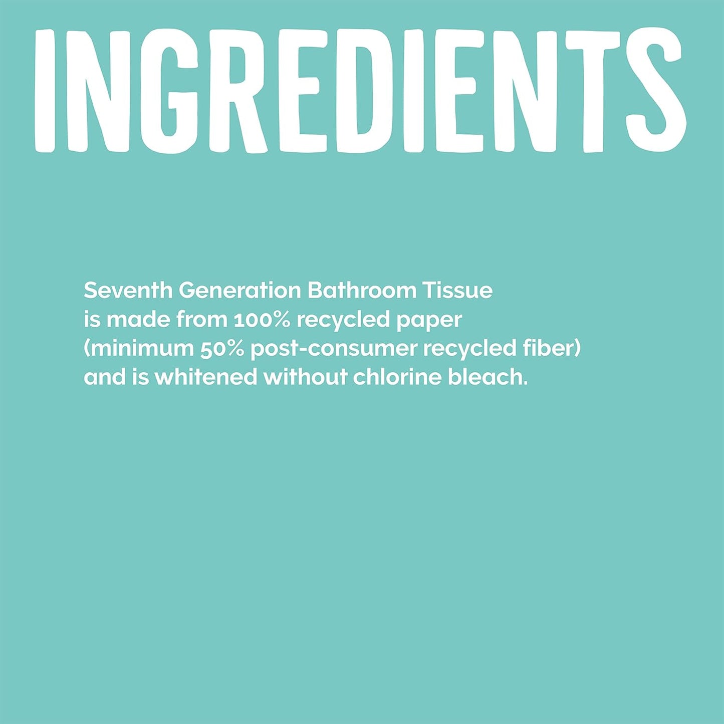 Seventh Generation Bath Tissue Toilet Paper, 4 Count