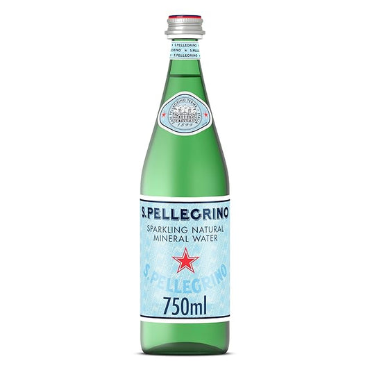 San Pellegrino Sparkling Natural Mineral Water, 25.3 oz