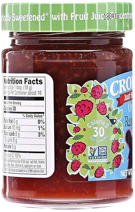 Crofter's Organic Raspberry Fruit Spread, 10 oz