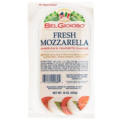 Belgioioso Mozzarella Cheese Log, 16 oz