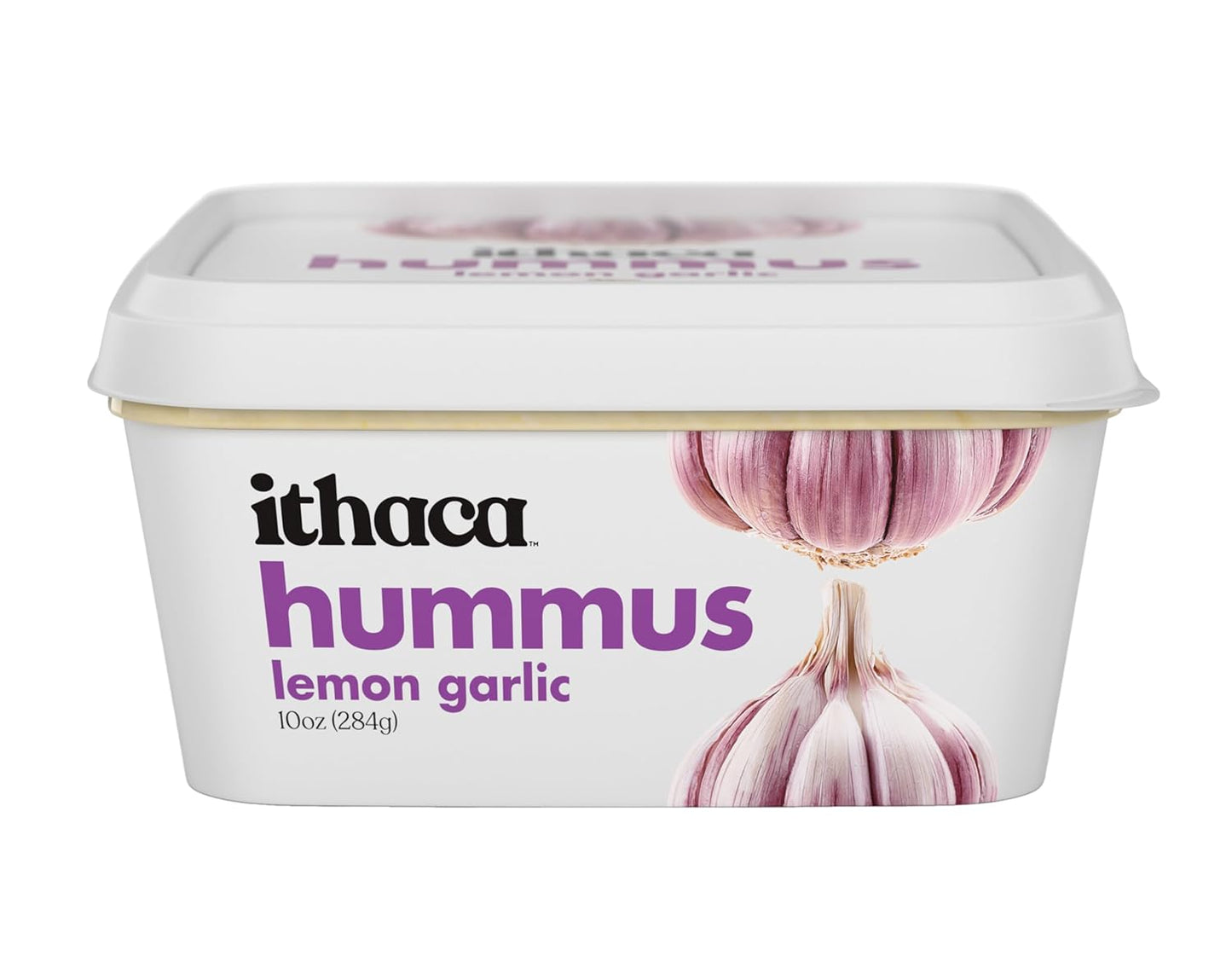 Ithaca Cold Crafted Lemon Garlic Hummus, 10 oz