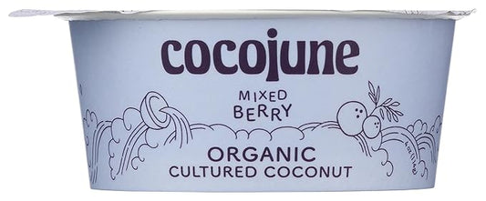 Cocojune Organic Cultured Coconut Yogurt Mixed Berry, 4 oz