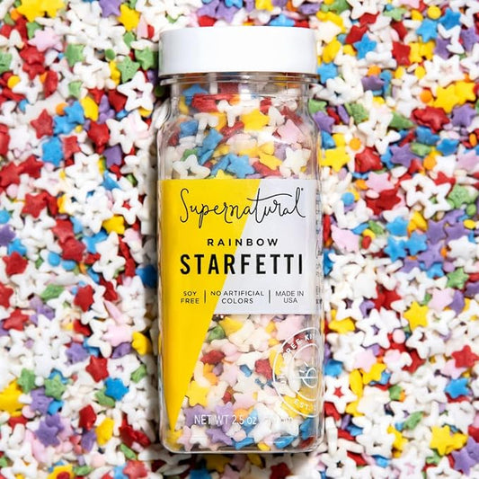 Supernatural Starfetti All-Natural Sprinkles, 3 oz