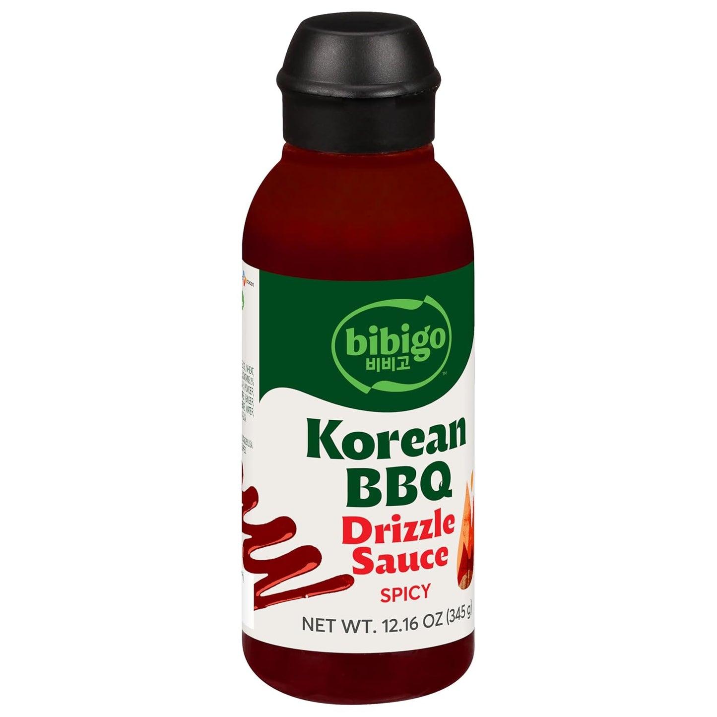 Bibigo Korean Sauce, Spicy BBQ Drizzle, 12.16 oz