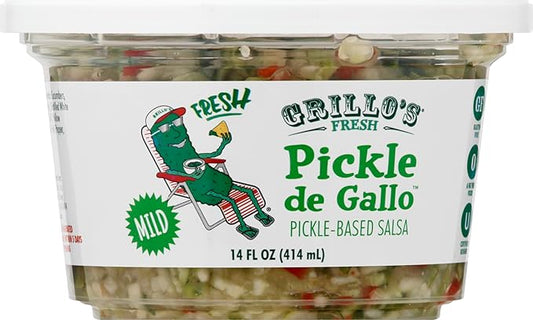 Grillo's Pickles Mild Pickle de Gallo Pickle Salsa, 14 oz