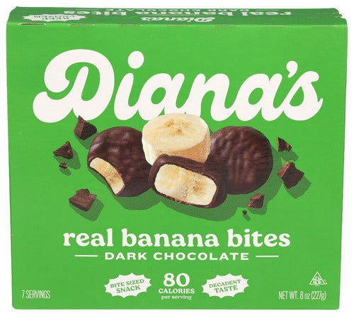 DIANAS BANANAS - Dark chocolate-covered bananas - 7 servings