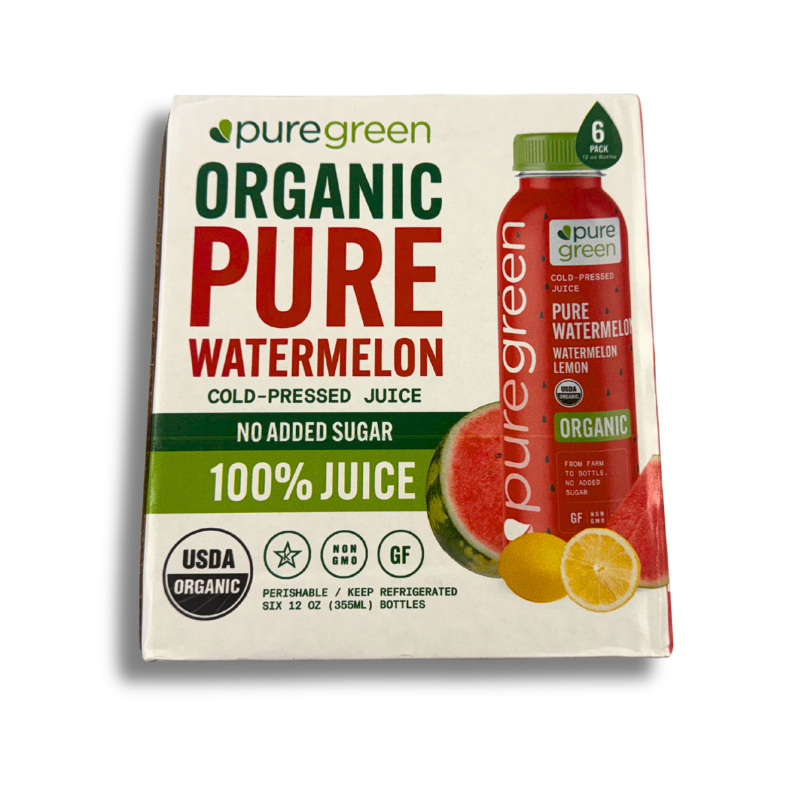 Pure Green Pure Watermelon Cold Pressed Juice, 6 count, 12 oz