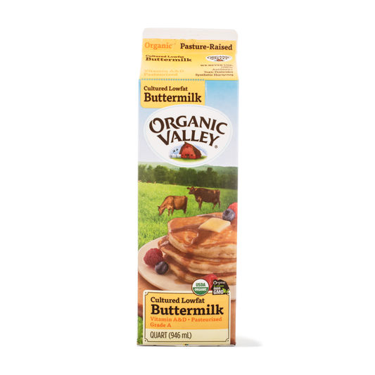 Organic Valley Organic Pasturized Lowfat 1% Buttermilk, 32 oz