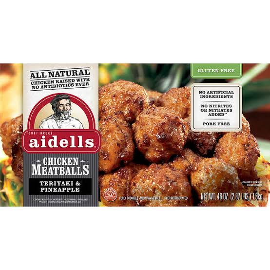 Aidells Teriyaki & Pineapple Chicken Meatballs, 46 oz