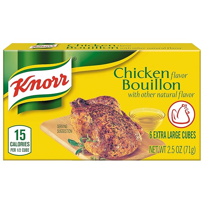 Knorr Chicken Bouillon Seasoning Cubes 6 ct, 2.5 oz
