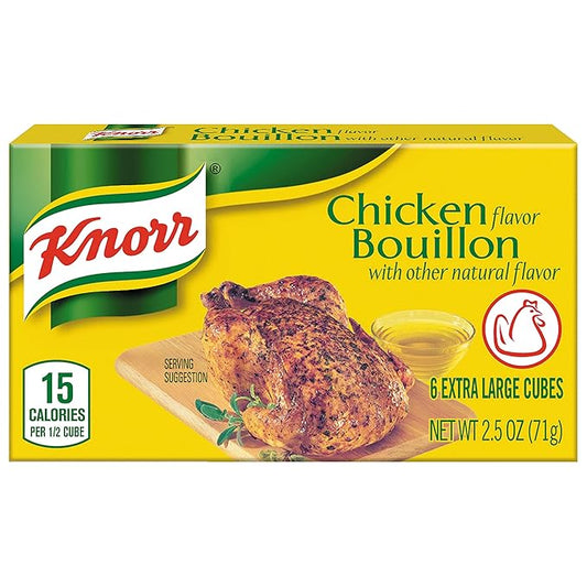 Knorr Chicken Bouillon Seasoning Cubes 6 ct, 2.5 oz