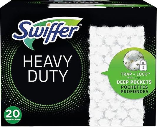 Swiffer Sweeper Heavy Duty Multi-Surface Dry Cloth Refills, 20 Count