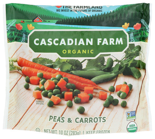 Cascadian Farm Organic Frozen Peas & Carrots, 10 oz