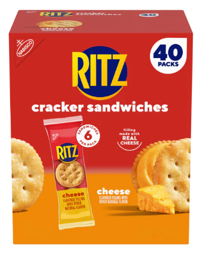 Ritz Cracker Sandwiches Cheese 40 ct, 1.35 oz