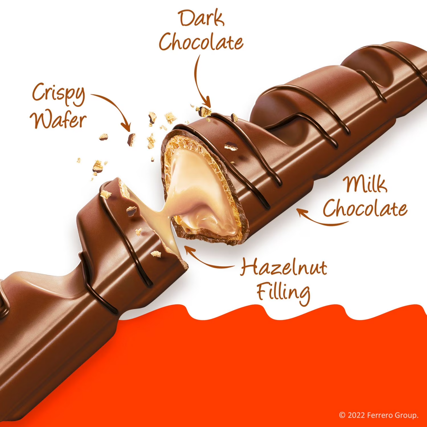 Kinder Bueno Bars, 1.5 oz, 20-count