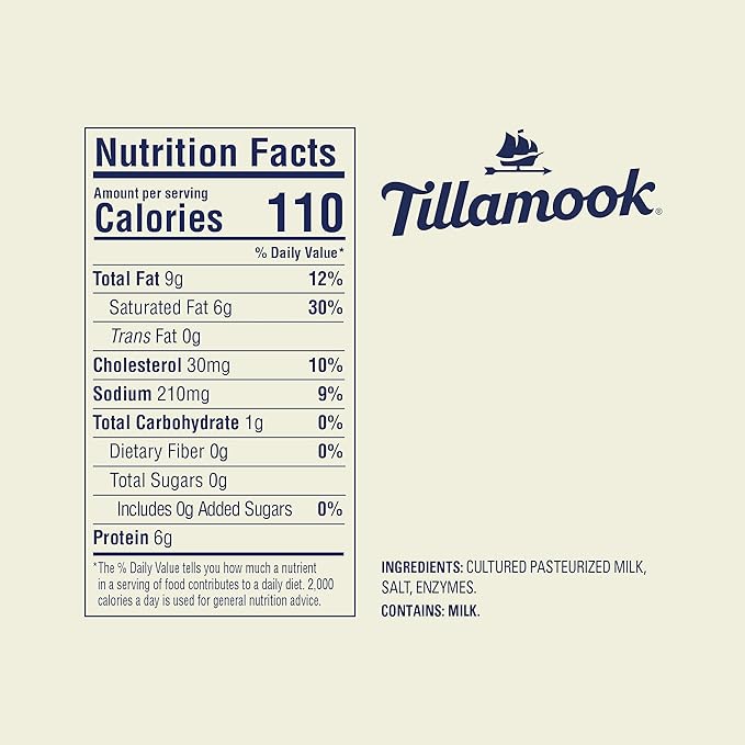 Tillamook Farmstyle Monterey Jack Cheese Block, 8 oz