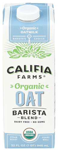 Califia Farms Organic Oat Barista Blend Oat Milk, 32 oz