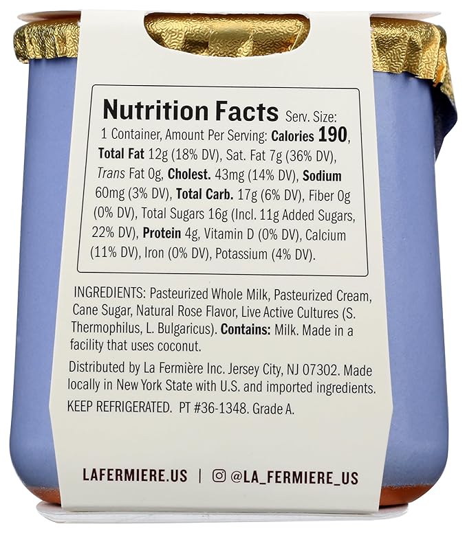 La Fermiere Rose Yogurt 4.9 oz