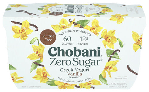 Chobani® Zero Sugar* Vanilla, 21.2 oz