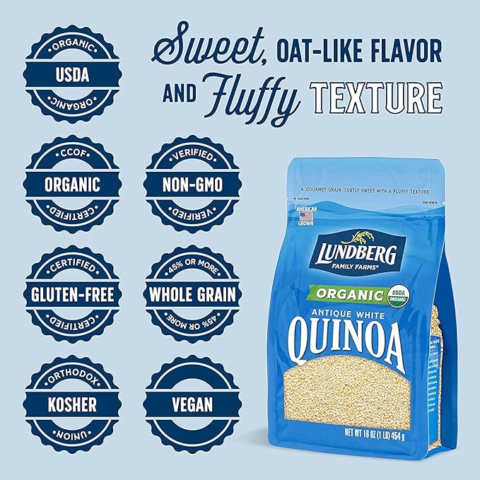 Lundberg Quinoa White Antique Organic, 1 lb