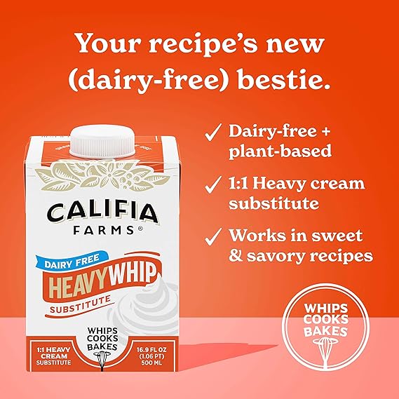 Califia Farms Dairy-Free Heavy Whipping Cream, 16.9 oz