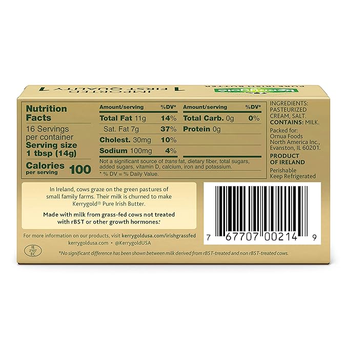 Kerrygold Pure Irish Butter Two Salted Sticks, 8 oz