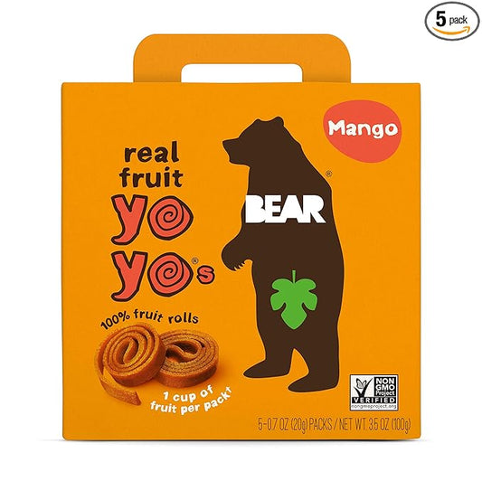 Bear Yoyo Mango Fruit Rolls, 3.5 oz