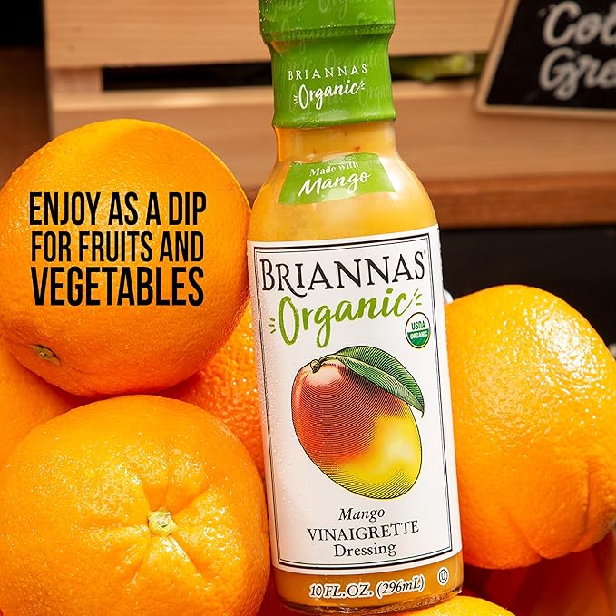 Brianna's Organic Tropical Mango Vinaigrette Dressing, 10 oz