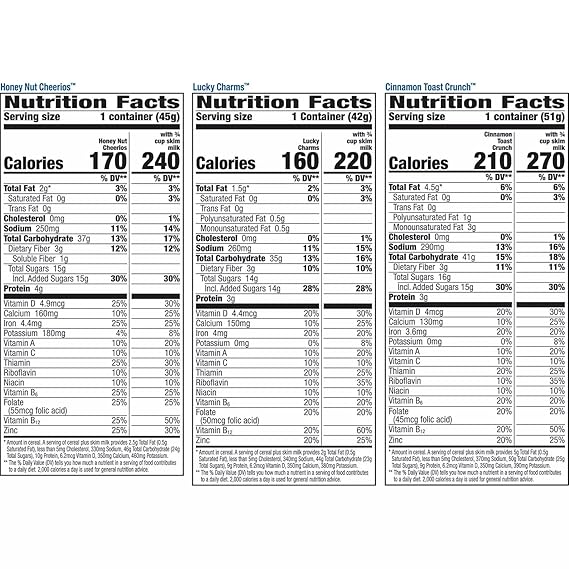 General Mills Cereal Cup Variety Pack 12 ct