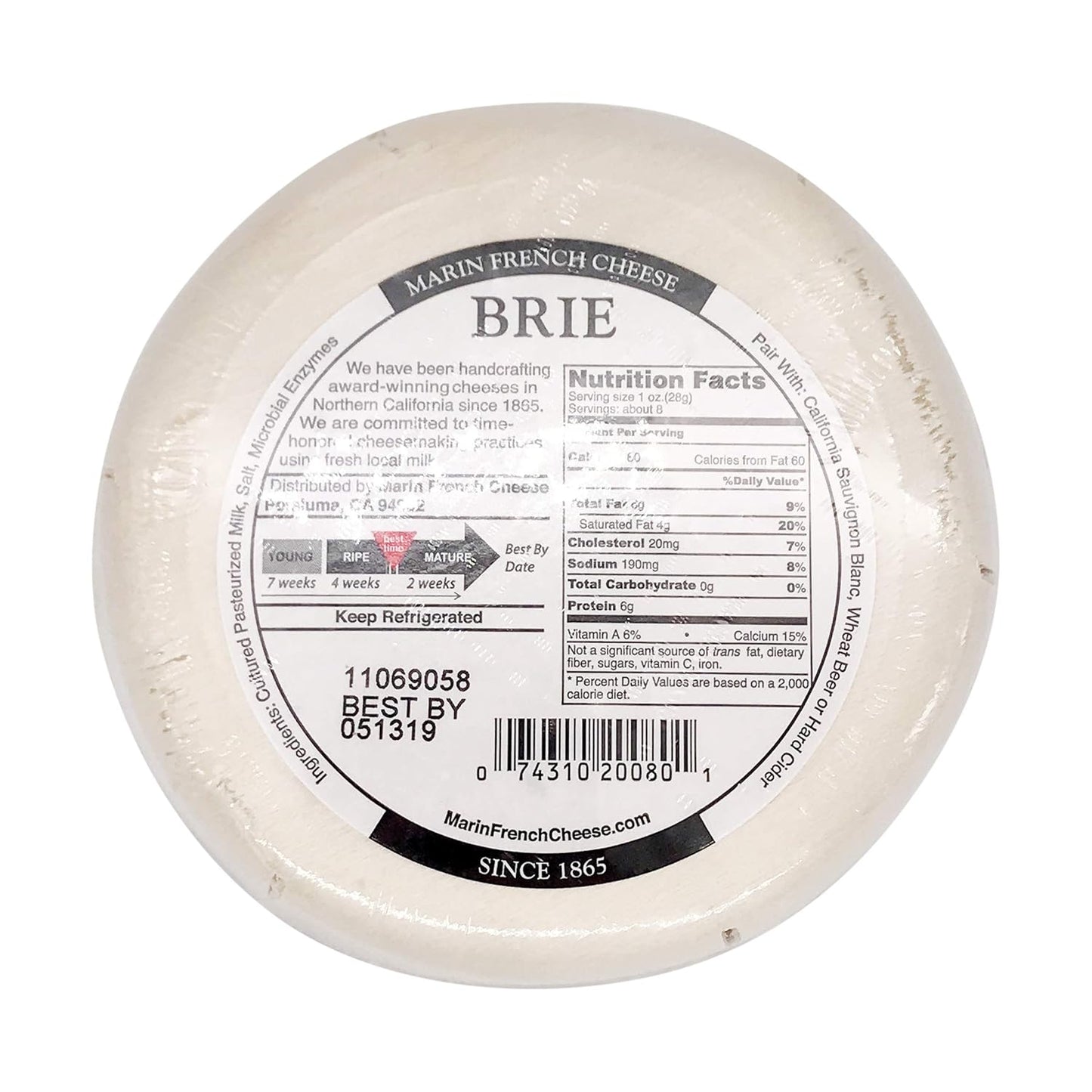 Marin French, Traditional Brie, 8 oz