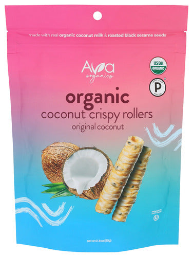 Ava Organics Organic Coconut Crispy Rollers 2.8oz