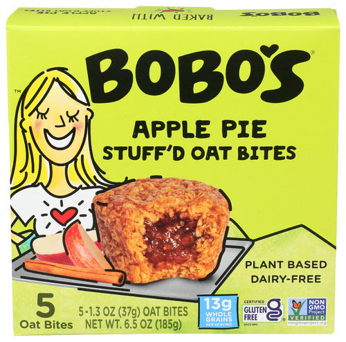 Bobo's Oat Bars Apple Pie Stuff'd Oat Bites 5ct - 6.5oz