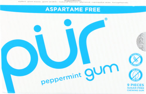 Pur Gum Peppermint, 9 Count