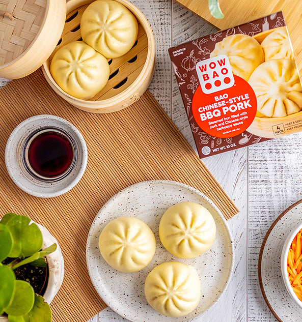 Wow Bao Chinese-Style BBQ Pork Bao, 4 Count