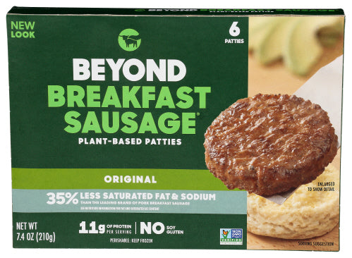 Beyond Meat Original Sausage Patties, 6 Count