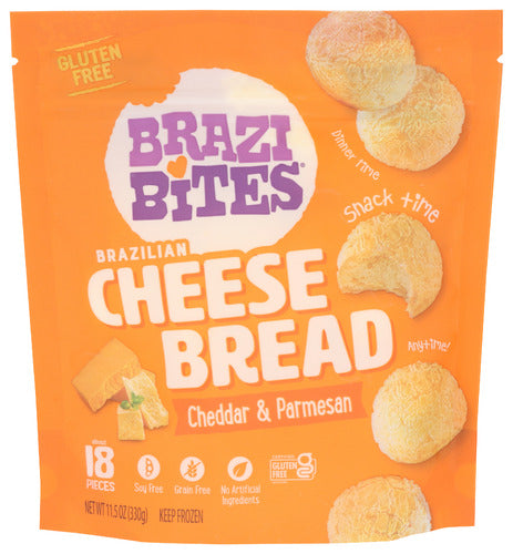 Brazi Bites Brazilian Cheddar & Parmesan Cheese Bites, 11.5 oz