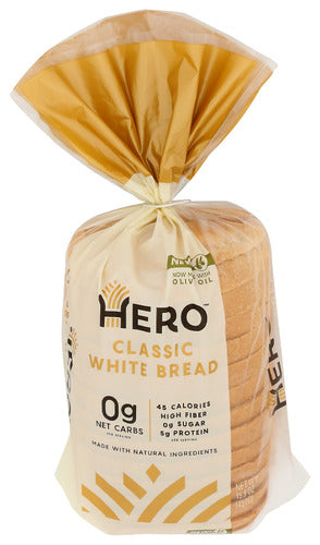 Hero Classic White Bread, 15 oz