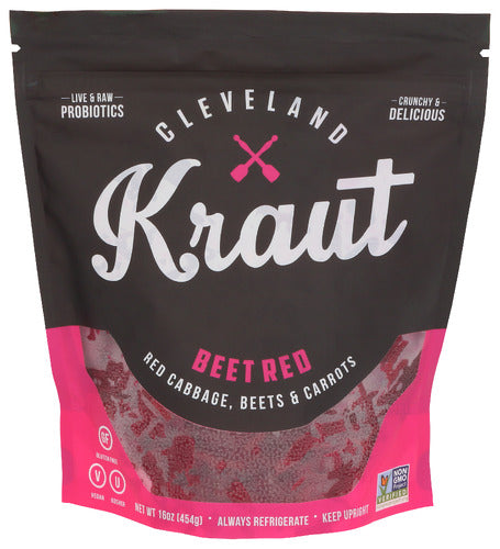 Cleveland Kitchen Sauerkraut Beet Red, 16 oz