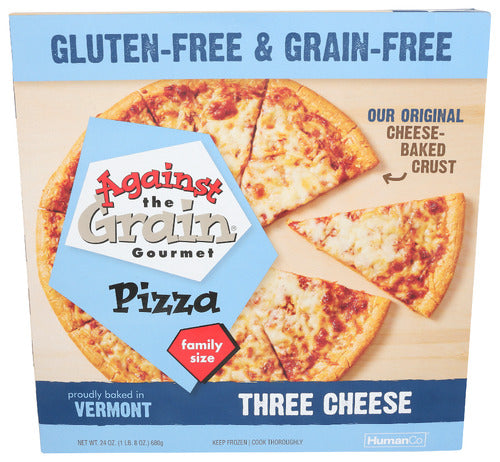 Against the Grain Frozen Pizza 3 Cheese, 24 oz