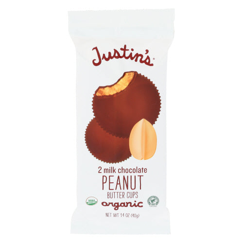 Justin's Peanut Butter Cups Milk Chocolate, 2 Count