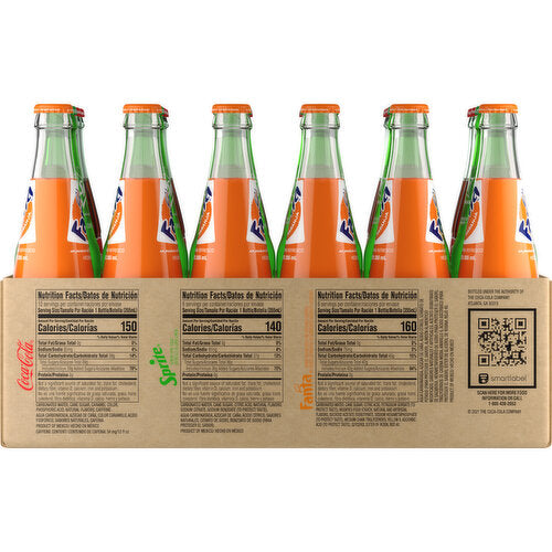 Mexican Coca-Cola, Fanta & Sprite Variety Pack 24 ct, 12 oz